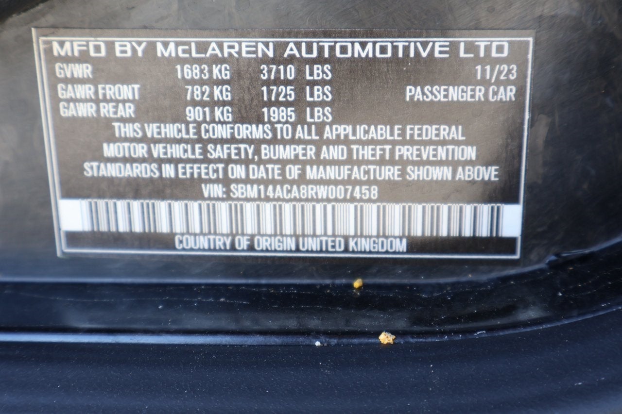 2024 McLaren 750S Coupe