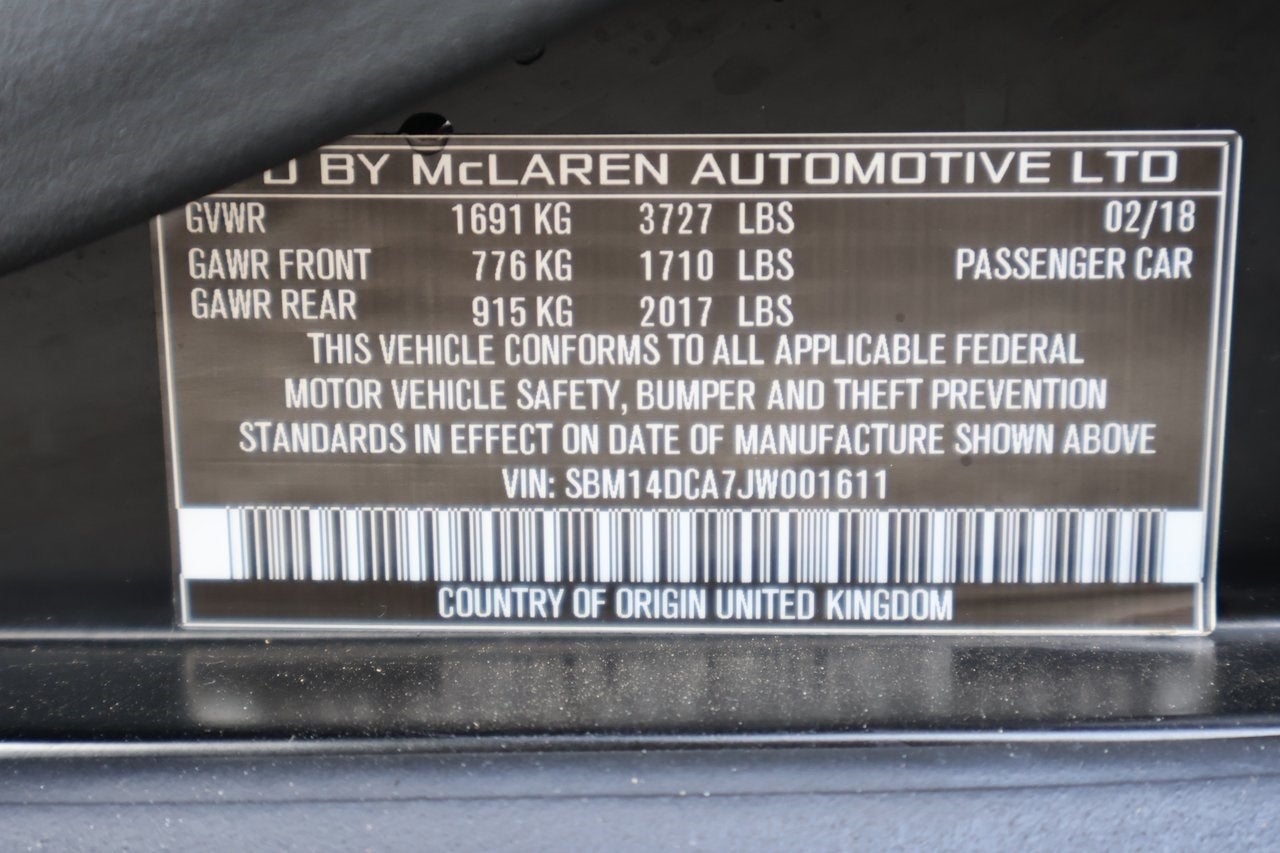 2018 McLaren 720S Performance