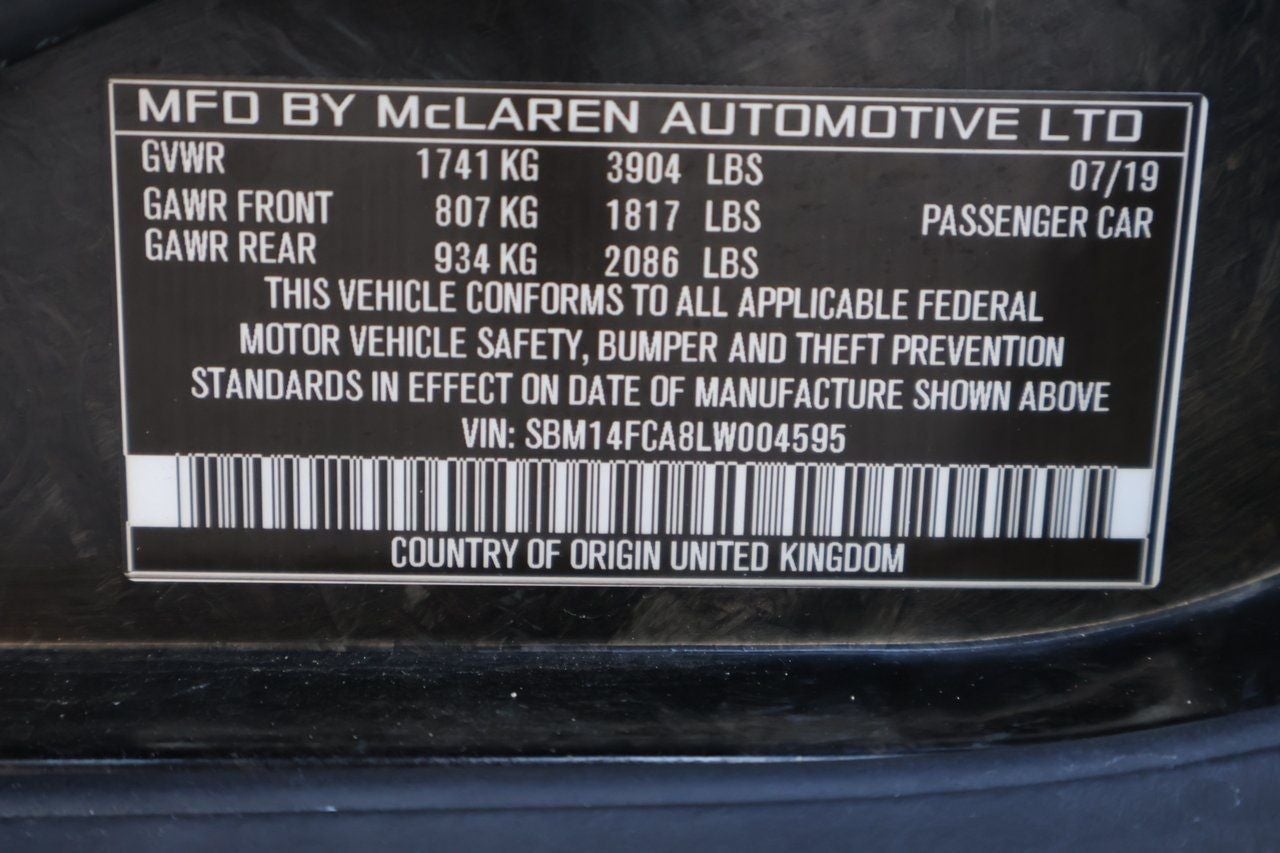 2020 McLaren 720S Performance