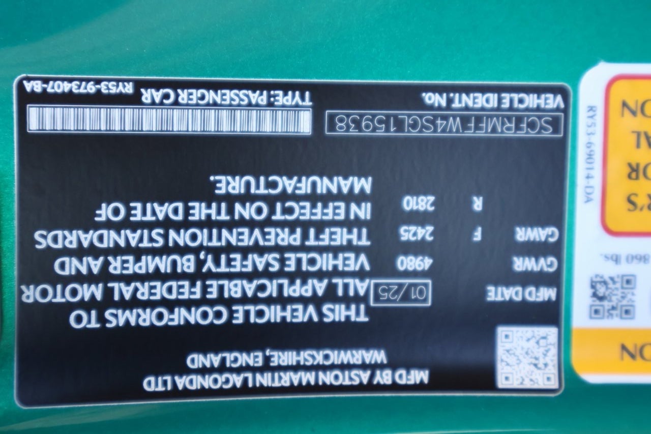 2025 Aston Martin DB12 Coupe