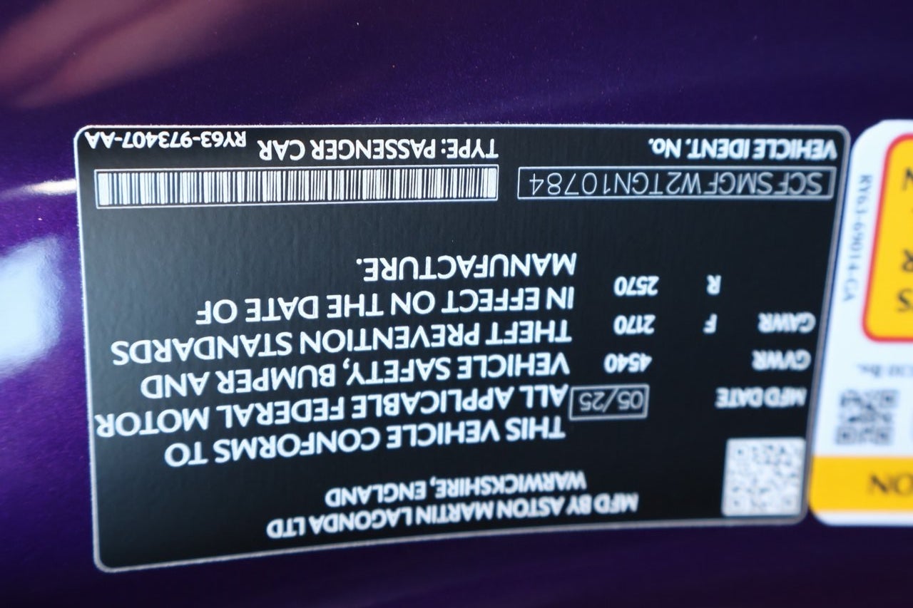 2026 Aston Martin Vantage Coupe