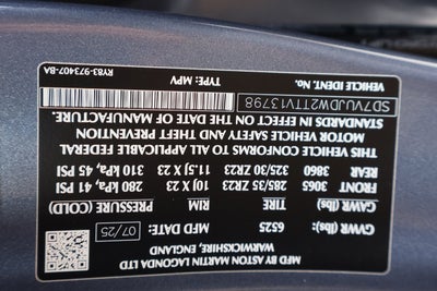 2026 Aston Martin DBX 707