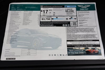 2025 Aston Martin DBX 707