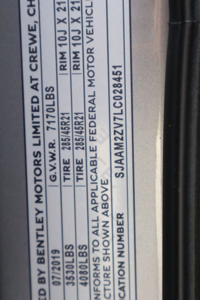 2020 Bentley Bentayga V8