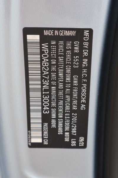 2022 Porsche Panamera 4S