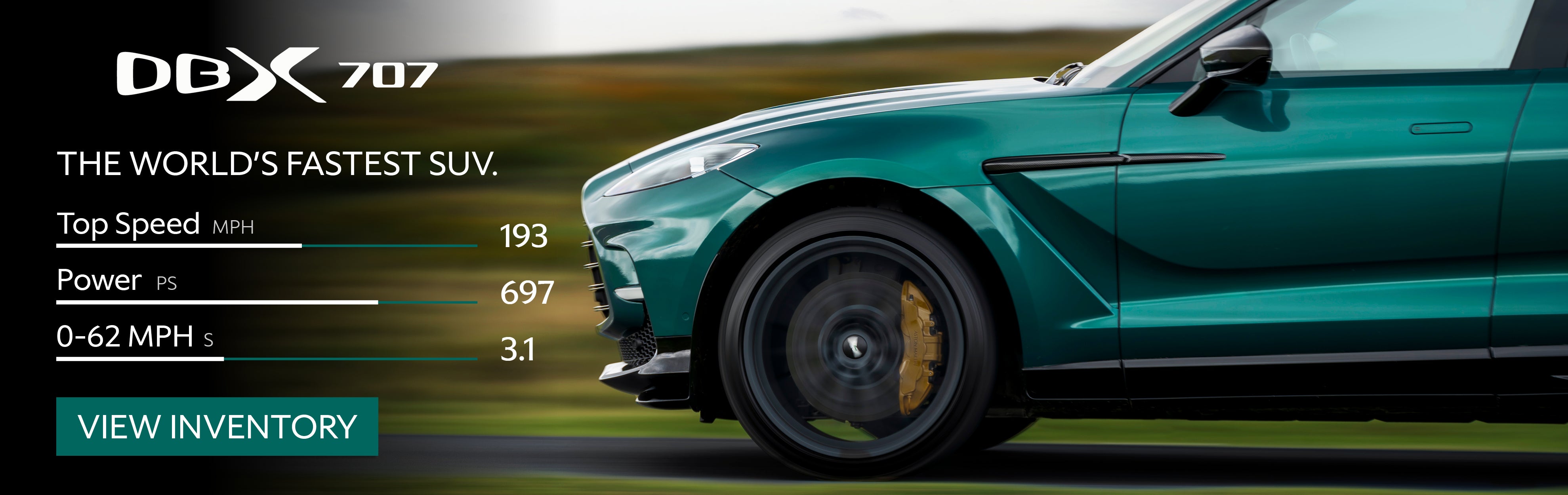 dbx707 world's fastest suv