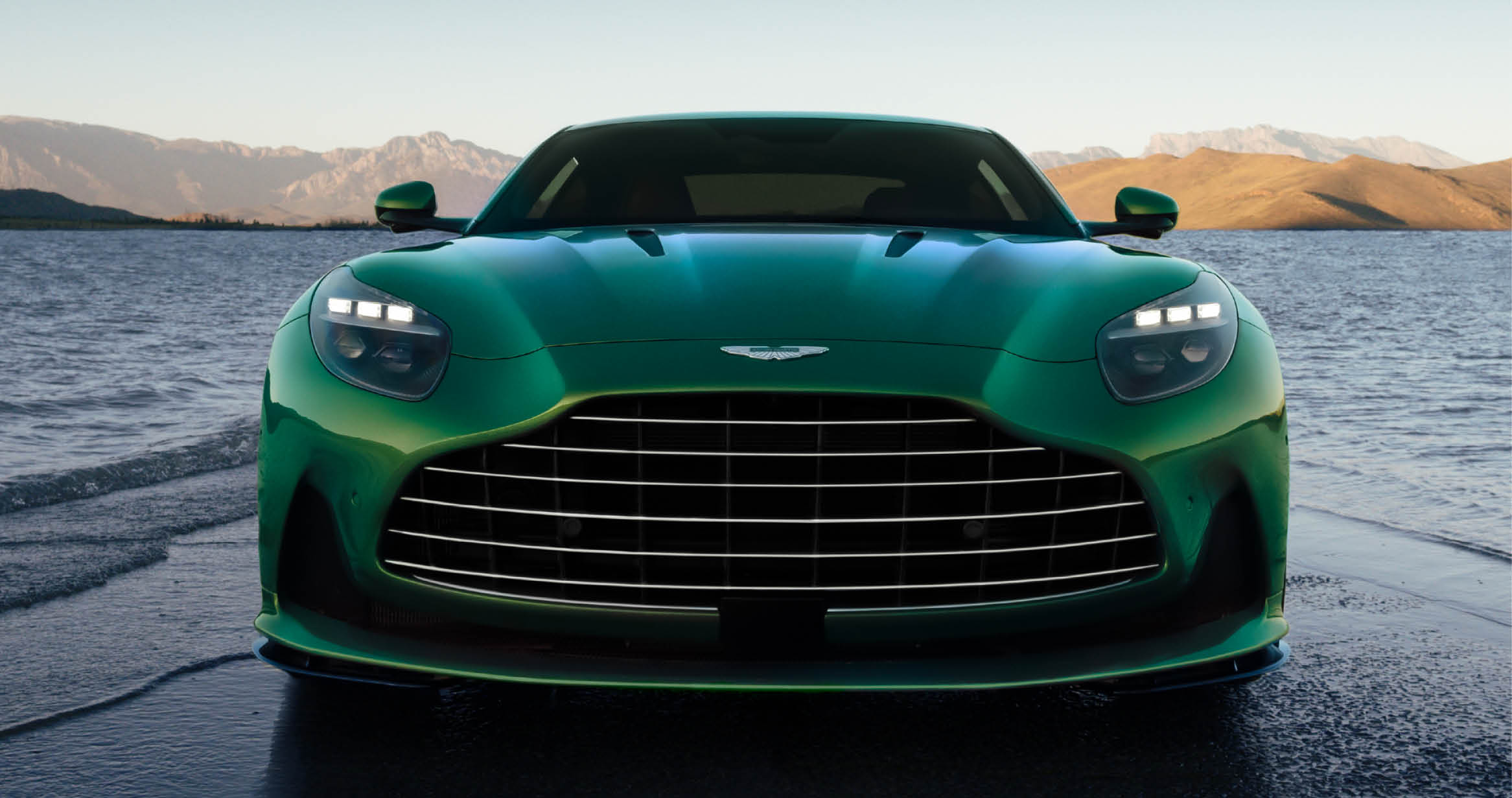 front grille and headlights