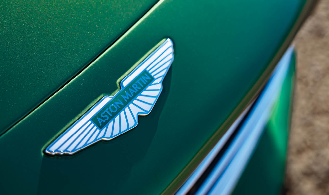 Aston Martin hood emblem
