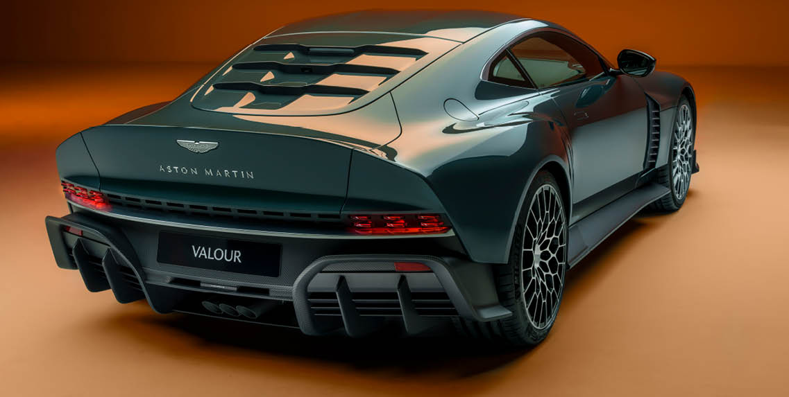 Rear side profile showing off valour_suspension_exhaust