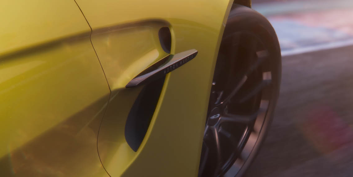 front fender with brake air diffuser