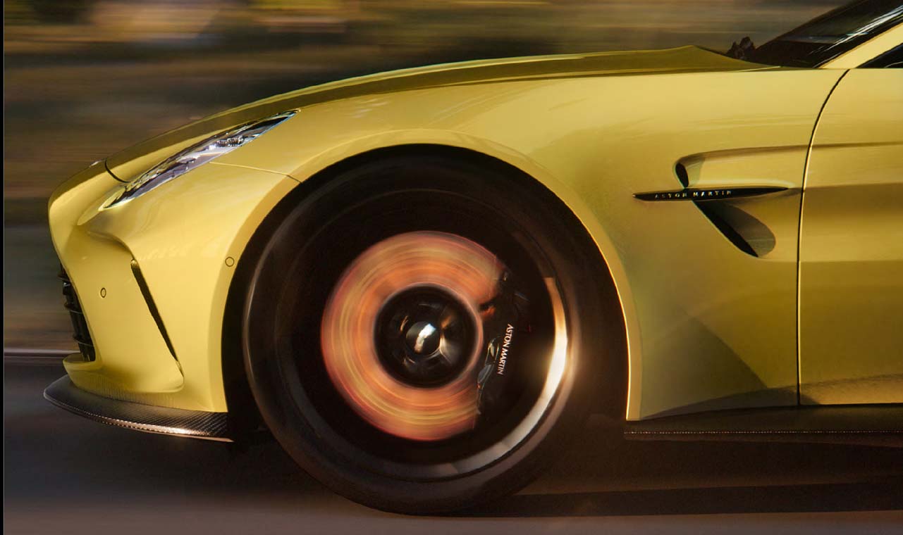 Aston Martin Vantage front driver side with sport brakes