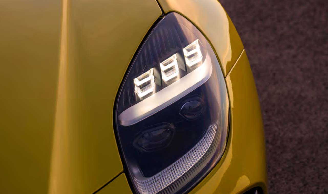 redesigned led headlamps