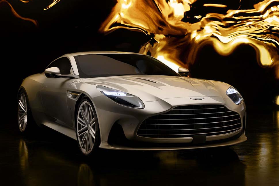  Aston Martin DB12 Goldfinger Edition Emblem