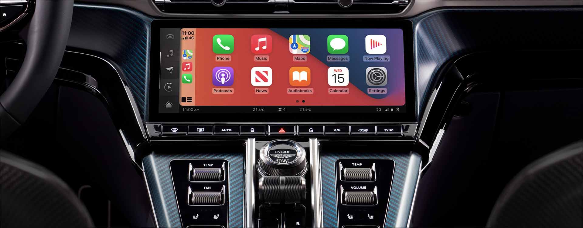 Aston Martin Vantage Roadster interior cluster