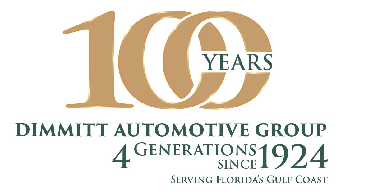Dimmitt Automotive Group 100 Years 4 Generations Logo