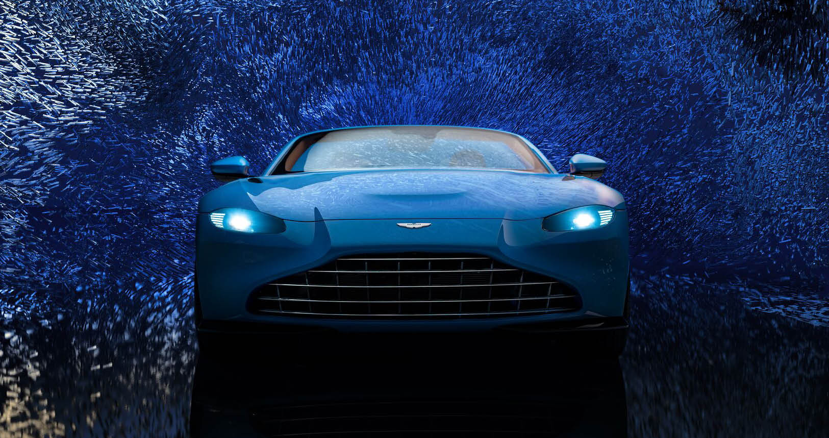 Vantage Roadster Meshed Grille With Ultra Slim LED Headlights