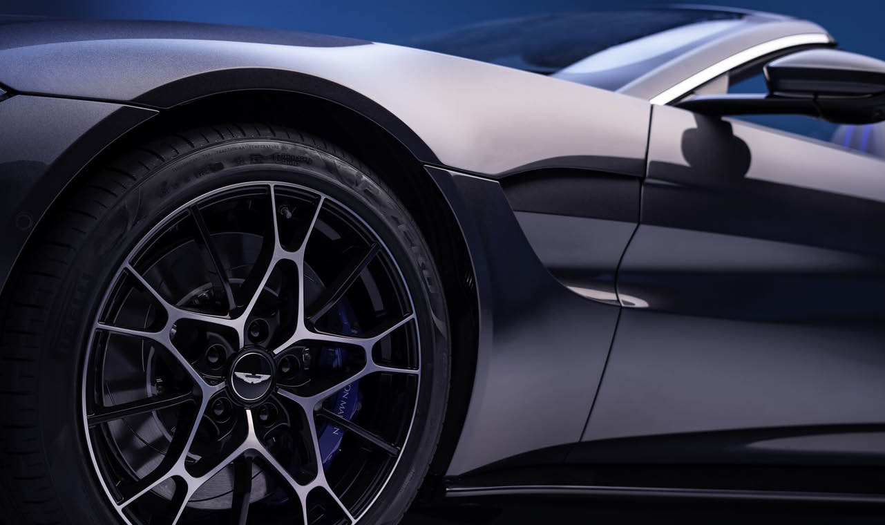 Front Quarter Panel and Tire with Brakes and Rotors